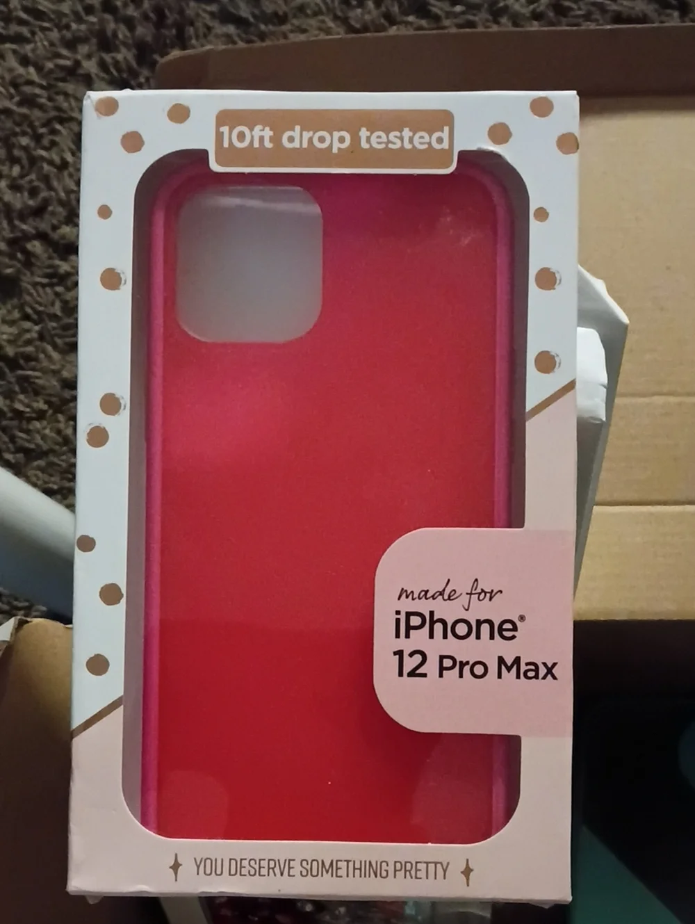 iPhone 12 Pro Max Pink Protective Case